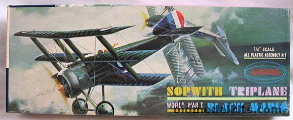 Aurora 1/48 Sopwith Triplane Black Maria, 100-100 plastic model kit